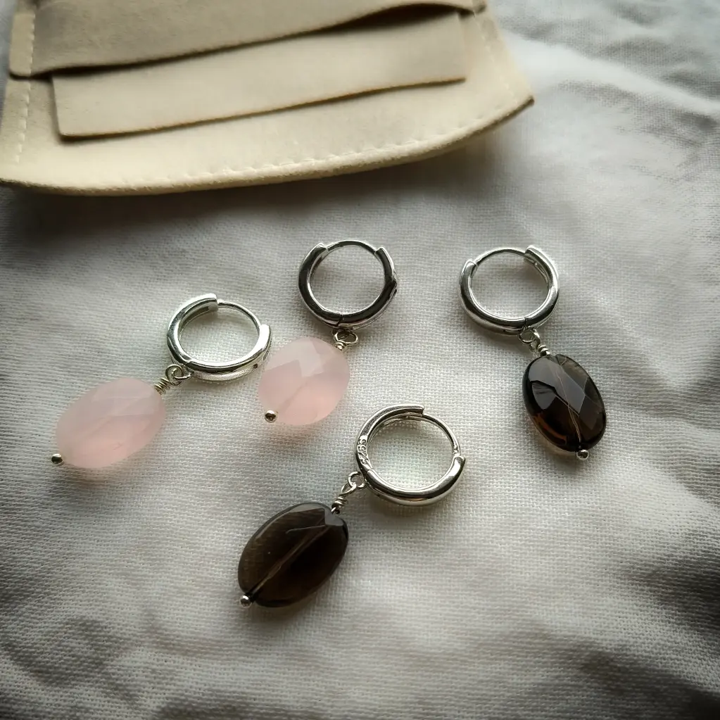 Barbara - Argent (Quartz fumé)