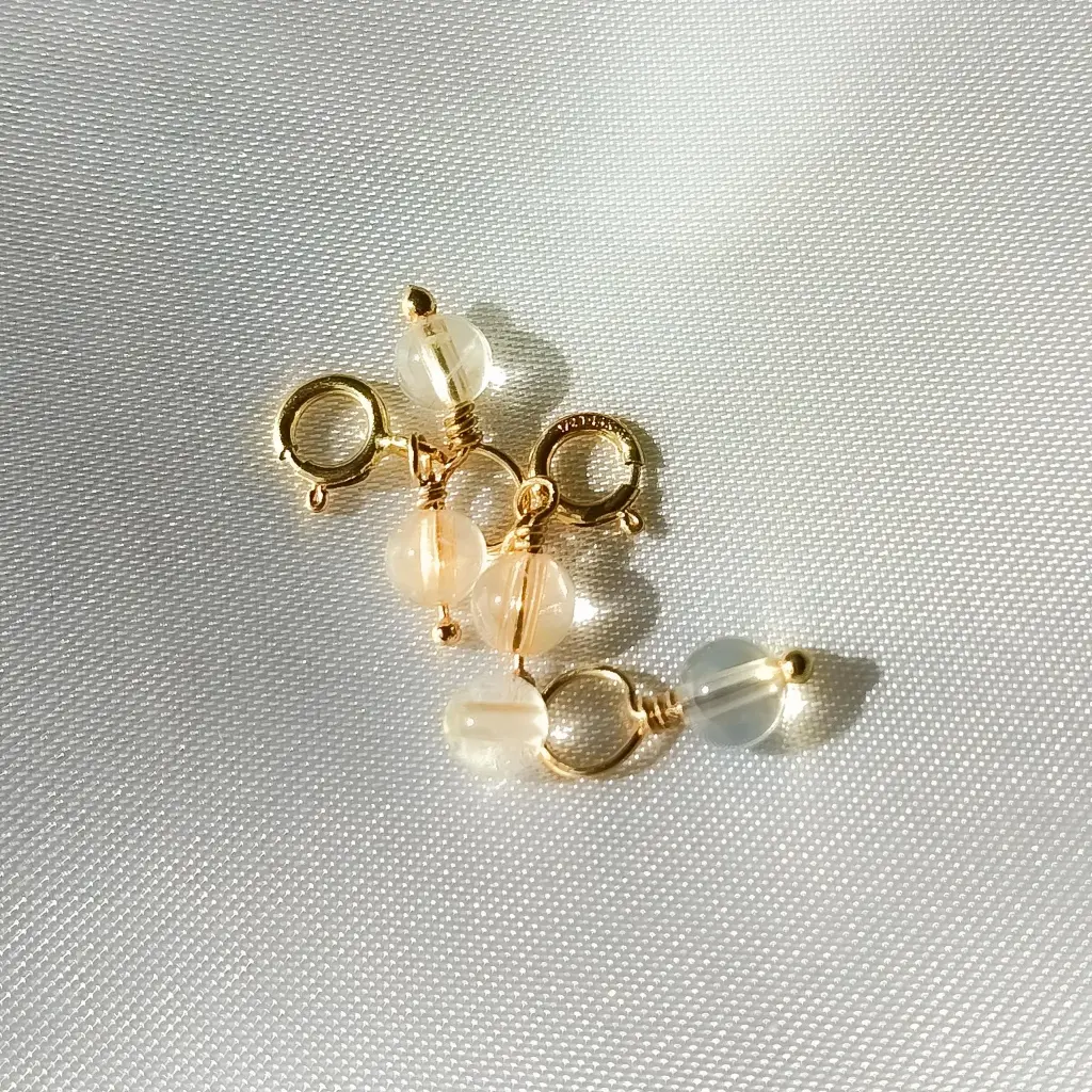 Charm Citrine (Bracelet ou collier)