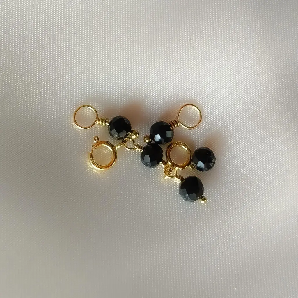Charm Onyx (Bracelet ou collier)